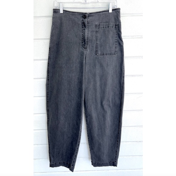 OSKA Stretch Denim High Rise Pants in Dark Gray - 3 (US 10/12) - Picture 1 of 9